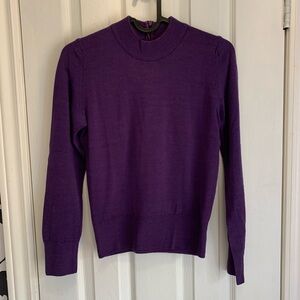 Dalkeith Vintage, mid century 1960’s Purple Women's Sweater, merino wool